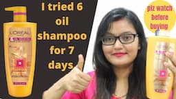 L’oreal paris 6 oil nourishing shampoo || @be alert product reviews