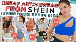 Cheap Activewear From SHEIN (Everything Under $15!) - No Sweat: EP69