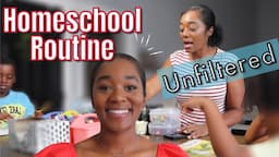 Homeschool Schedule and Routine! Real Time Homeschool With Me!