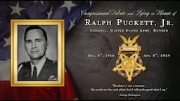 Lying in Honor ceremony for COL Ralph Puckett, Jr. | U.S. Army | Medal of Honor