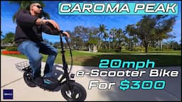 Caroma Peak Electric Scooter Bike Review: The Best Of Both Worlds For UNDER $300!