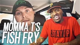 WHITE GUY GOES TO BLACK FISH FRY! | Momma T’s Fish Fry! (REACTION!!!)