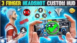 TOP 7 BEST 3 FINGER CUSTOM HUD FREE FIRE (MOVMENT+HEADSHOT)😎 BEST 3 FINGER CUSTOM HUD IN FF 2024 🔥