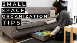 Home Organization Tips & Techniques | Small Space Storage Ideas