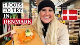 Denmark Food Tour - 7 Foods You HAVE To Try in Copenhagen (Americans Try Danish Food)