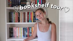 BOOKSHELF TOUR! how I organize my shelves and all of my books