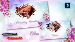 wedding video editing full tutorial in hindi using wondershare filmora || #weddinginvitationvideo