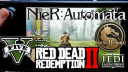 Steam Deck Running: Red Dead Redemption 2, GTA V Online, MK11, Jedi Fallen Order, Nier Automata