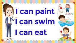 "I can" sentences | Practice sentences | English reading | Reading lesson for kids |#englishreading