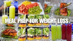 MEAL PREPPING FOR WEIGHT LOSS | RECIPES + TIPS & IDEAS!