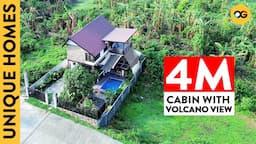 Inside This Tropical Glass Cabin With An Overlooking View of Taal | Unique Homes | OG