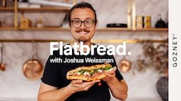 Joshua Weissman makes a Spicy Mortadella Flatbread on the Gozney Arc XL