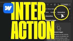 Webflow Animation and Interactions | Motion Design Tutorial