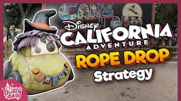 Disney California Adventure Rope Drop Strategy TAKE TWO!