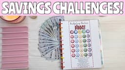 COMPLETING SAVINGS CHALLENGES! | Budgeting Besties Bingo!