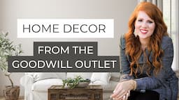 HOME DECOR HAUL (From The Goodwill Bins) Decorate On A Budget #home #homedecor #thrifting #goodwill