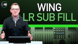 Setting Up a Left Right Sub Fill on the Behringer Wing