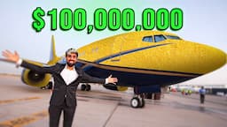 Inside a $100,000,000 Private Jet !!!