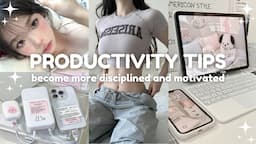 The ULTIMATE Productivity Guide 🌟 Exit your lazy girl era and be more FOCUSED, DRIVEN & SUCCESSFUL!