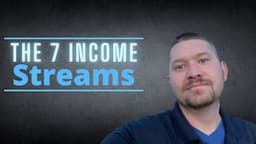 What Are The 7 Income Streams, how can you create more income streams, #ifb