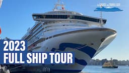 GRAND PRINCESS 2023 | Full Ship Tour and Walkthrough