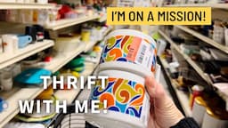 I’m On A MISSION! THRIFTING For Resale | VINTAGE Home Decor & More