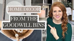 🏠DECORATE ON A BUDGET 🛒THRIFT AND DIY HOME DECOR WITH ME