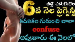 how your baby grows month 6|6th month of pregnancy in telugu|movements in 6th month of pregnancy