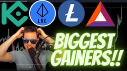 Crypto Today Biggest Gainers! LRC KCS BAT LTC Altcoin