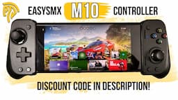 EasySMX M10  Mobile Game Controller Review - Discount Code in Description