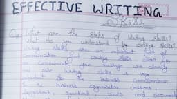 What Is Effective Writing Skills?What Do You Understand By Writing Skills? // Writing skills