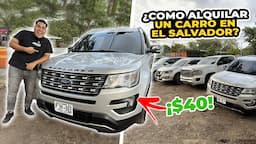 🚘 ¿COMO ALQUILAR un CARRO en el SALVADOR? *estos son los precios* 💰