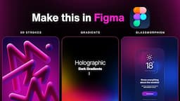 Create 03 Modern Design Ideas in Figma | Learn Figma in Hindi