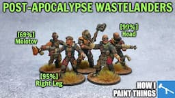 Wasteland Raiders - Back to Basics: Drybrushing & Washes [How I Paint Things]