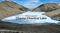 Chomo Chonkar Lake (5650 m) - one of the highest alpine lakes in Ladakh