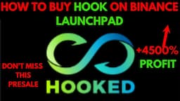 HOW TO BUY HOOK TOKEN AT $0.1 ON BINANCE LAUNCHPAD: +4500% MASSIVE PROFIT