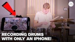 How to Record Great Sounding Drums Using Only an iPhone