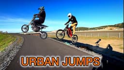 Pit Bike vs Sur Ron - URBAN JUMPS