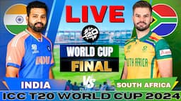 🔴 Live: India vs South Africa T20 World Cup Final, Live Match Score | IND vs SA Live match Today