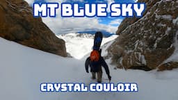 Colorado 14ers: Mt Blue Sky Crystal Couloir Snow Climb Guide