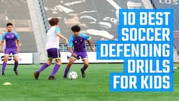 10 Best Soccer Defending Drills for Kids | Youth Soccer Defense Drills | Fun Soccer Drills by MOJO