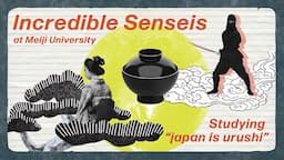 Studying “japan is urushi” by HONDA Takayuki | Incredible Senseis at Meiji University