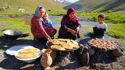 Everyday Survive in the Wilderness | Shepherd Family Harvesting and Cooking Wild Vegetable & Chicken