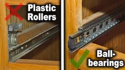 How to Replace Drawer Slides | Soft-Close, Full Extension, Ball Bearing Drawer Slide