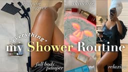 MY EVERYTHING SHOWER ROUTINE 2024 | FEMININE HYGIENE, SKINCARE + SMELL GOOD BODYCARE PAMPER ROUTINE