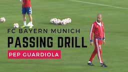 FC Bayern Munich - passing drill by Pep Guardiola