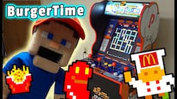 Order Me A Happy MEAL! The BURGERTIME McDonald's Classic Arcade Game Arcade1up Cabinet Unboxing