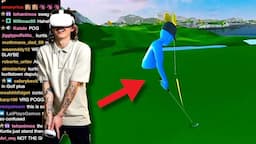 Golf Speedrunning Legend Plays VR Golf for the First Time