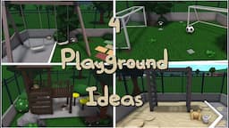 4 School Playground Ideas | Back to School | Welcome to Bloxburg