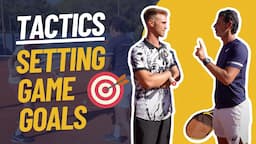 Tennis tactics: how to set right goals?